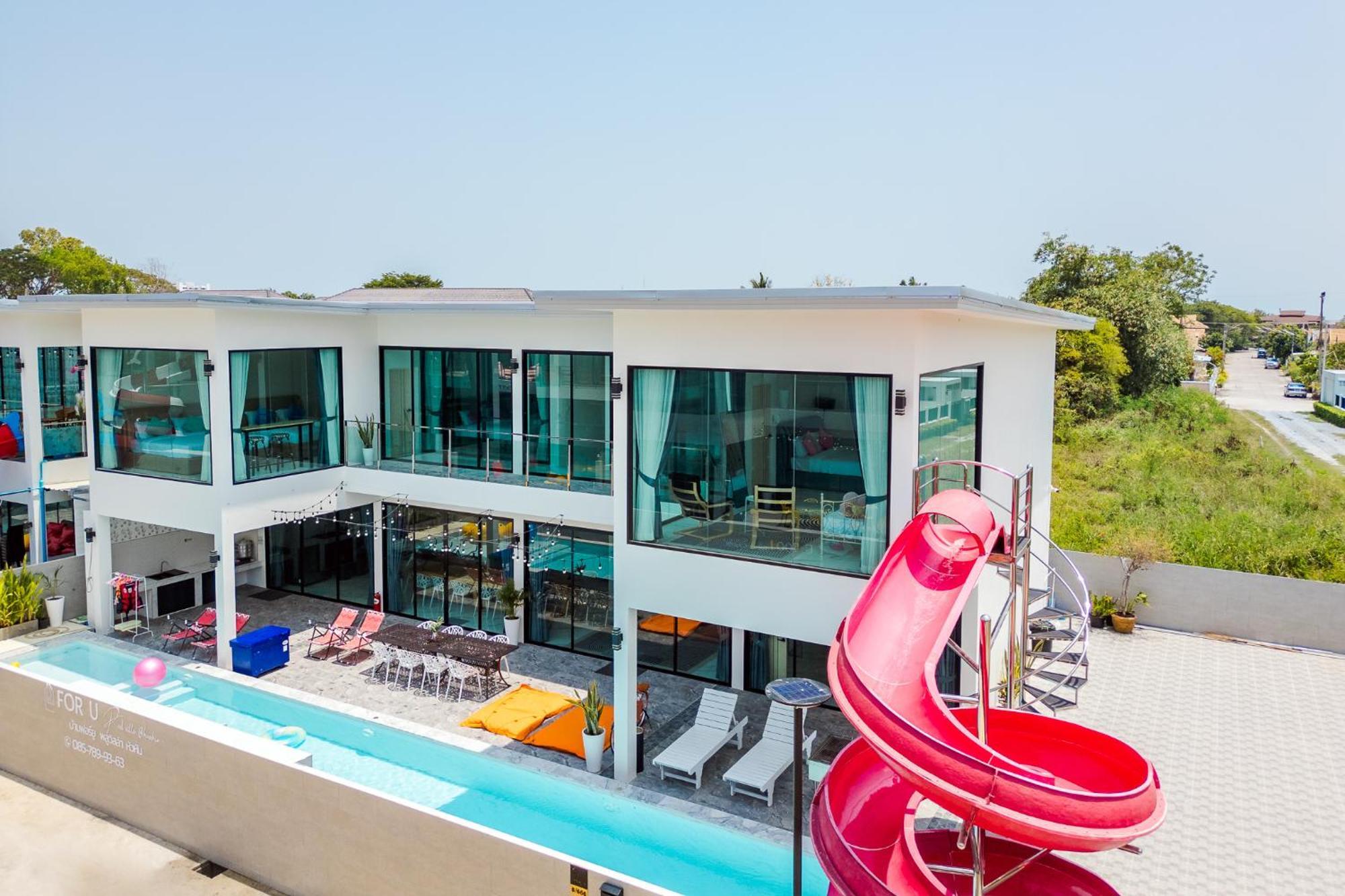 For U Poolvilla วิลล่าหลังใหญ่ใกล้เมืองใกล้ทะเล